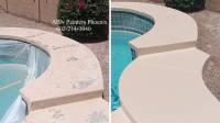 Pool deck repair and painting.